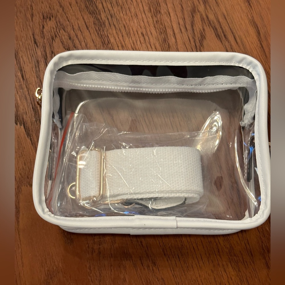Clear Stadium Purse Crossbody with detachable strap